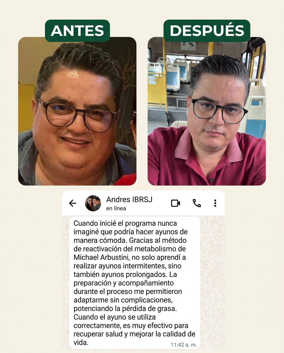 Testimonio de antes y después